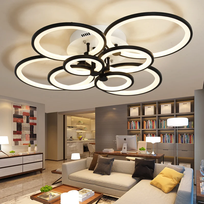 

The New Surface Mounted Modern Led Ceiling Lights For Living Room Light Fixture Indoor Lighting Home Decorative Lampshade