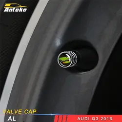 ANTEKE для Audi Q3 2016 2017 2018 стайлинга автомобилей колеса крышки стержня вентиля шины стержень шины воздуха обложки герметичный аксессуары