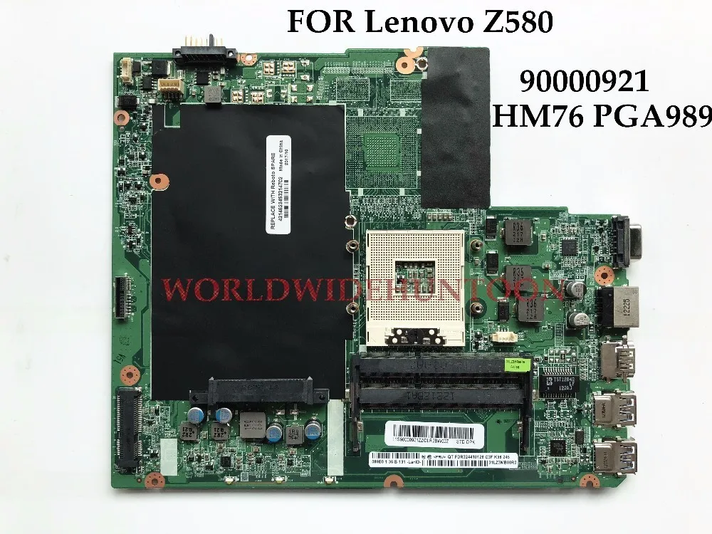 Оригинальная материнская плата для ноутбука Lenovo Ideapad Z580 90000921 HM76 DA0LZ3MB6G0 PGA989 DDR3 100%