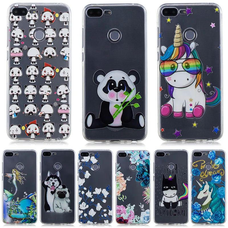 For Huawei Honor 9 Lite Case Soft TPU Silicone Painted Back Cover for lld l31 Coque Honor9lite Phone |