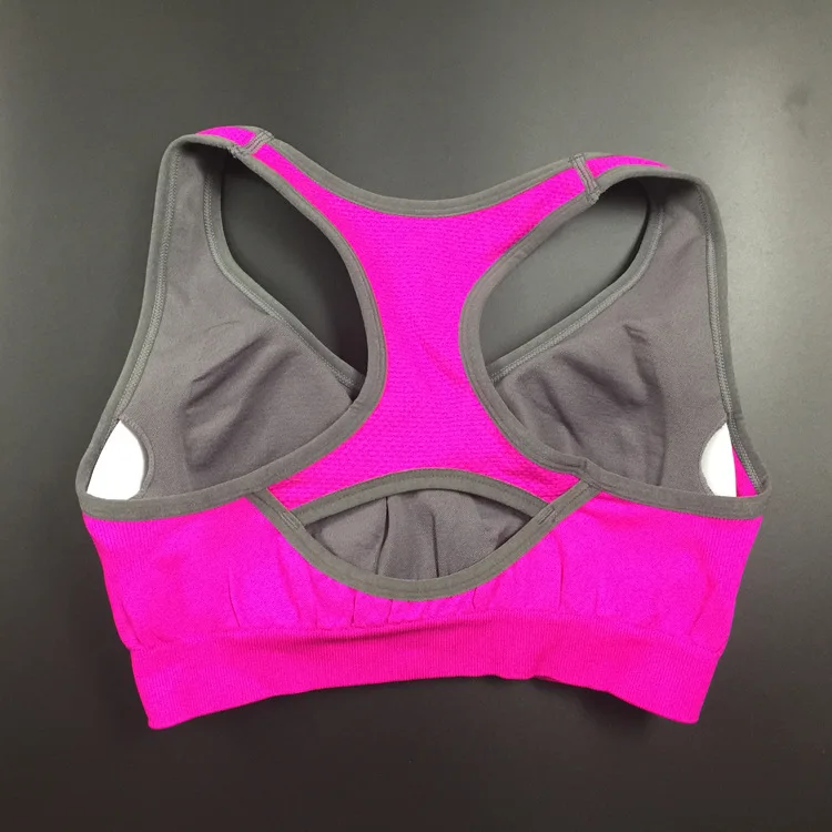 Women font b Sports b font font b Bra b font Fitness top with inserts Padded