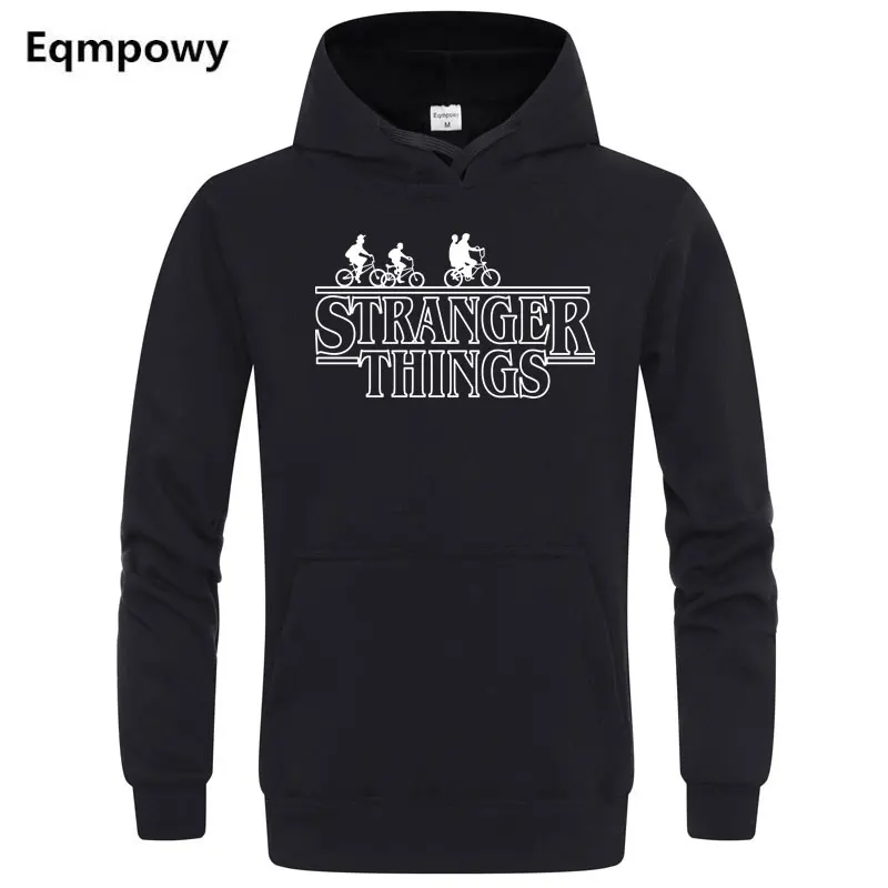 

2019 Trendy Faces Strange Things Hooded Men's Pullovers Hoodies and Sweatshirts Oversized for Autumn with Hip Hop Winter Hoodie