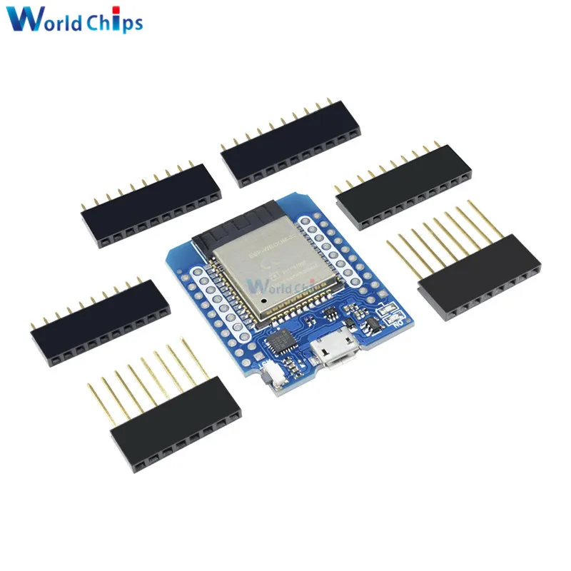 Макетная плата для Wemos Mini D1 ESP8266 ESP32 модуль разработки с поддержкой Wi Fi и Bluetooth CP2104