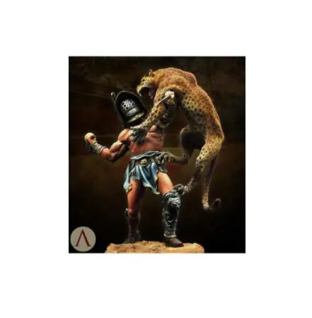 Новинка несобранный набор из смолы 1/24 75 мм фантазийный Гладиатор WARLORD фигурка
