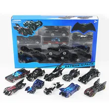10pcs/box hotwheels lot mini scale slide model cars classic toy Batman Motorcycle car metal hot track kids toys Collection gift mini vintage metal toy motorcycle toys hot wheel safe cool diecast blue yellow red motorcycle model toys for kids collection