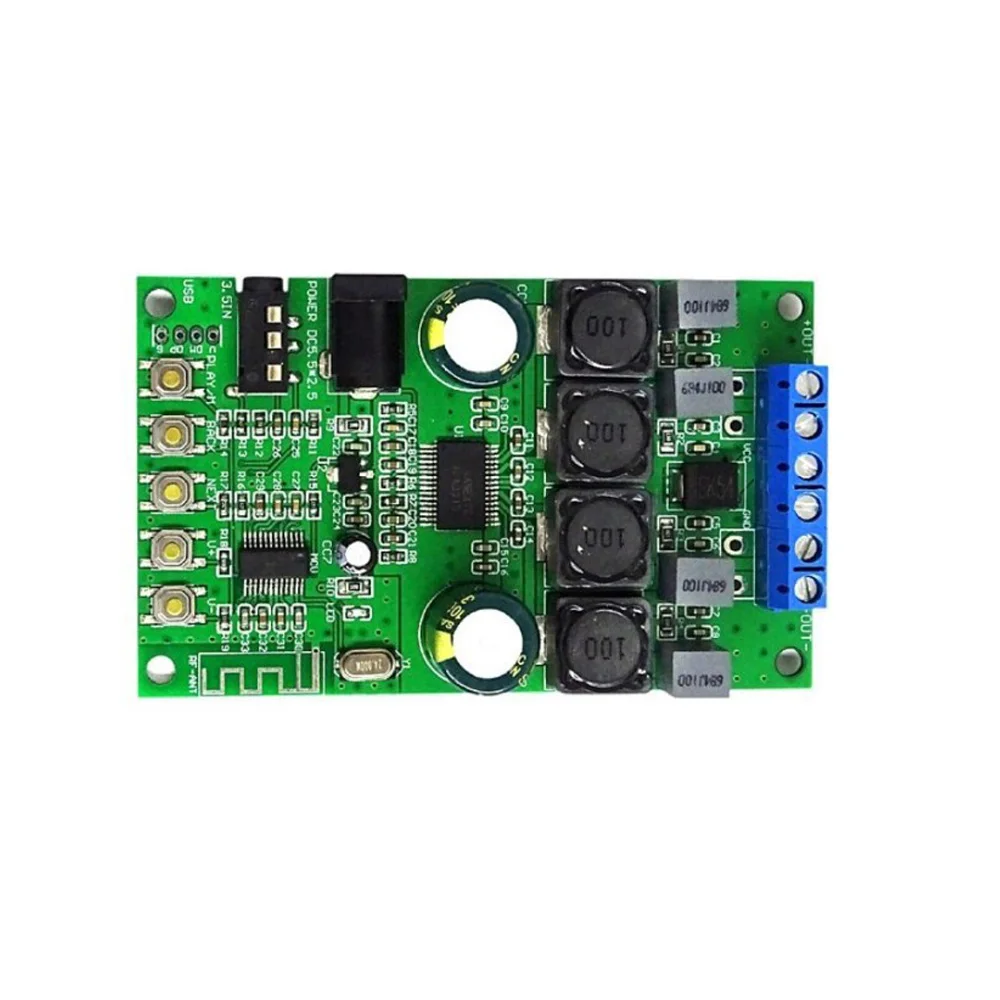 Плата усилителя звука Tenghong TPA3118D2 Bluetooth 5 0 30 Вт * 2|Усилители мощности| |