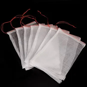 

10Pcs Insects Mosquito Bug Net Barrier Bag Garden Plant Fruit Flower Protect Bag Garden Netting Bag For Protecting Your Plant
