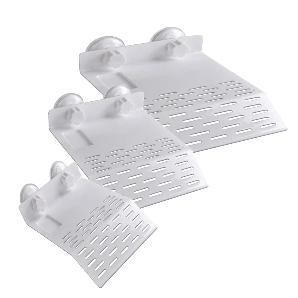 1pc Turtle Basking Platform Shelf Suction Cup Terrapin Floating Dock Island Ramp Tank Reptile Pier |