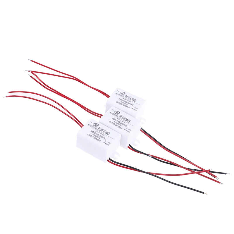 Módulo de fuente de alimentación AC-DC, Mini convertidor Buck, AC110V, 220V, 230V a DC 3,3 V, 5V, 12V