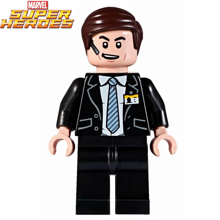 Goede Enkele Verkoop Agent Coulson Iron Man Detroit Staal Spikes Ze Hulk Avengers SUPER HEROES Bouwstenen minifig Kids speelgoed Geschenken