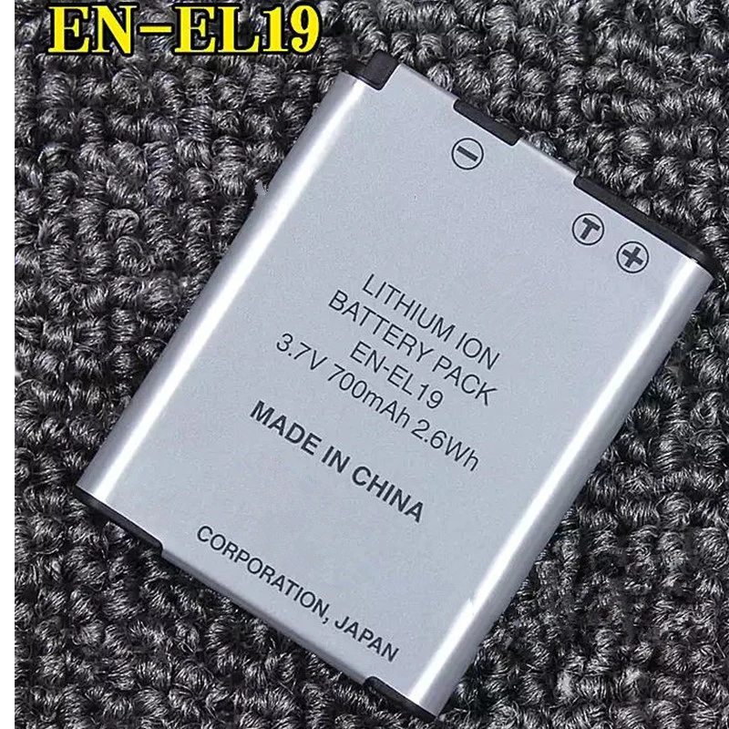 EN-EL19 RU EL19 ENEL19 Цифровая камера Аккумулятор для Nikon Coolpix S2600 S2700 S3100 S3500 S4100 S4150 S4400 S5200