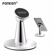 FONKEN Magnetic Holder Stand Desk Phone Holder 360 Rotation Mobile Mount Holder Smartphone Tablet PC Stand