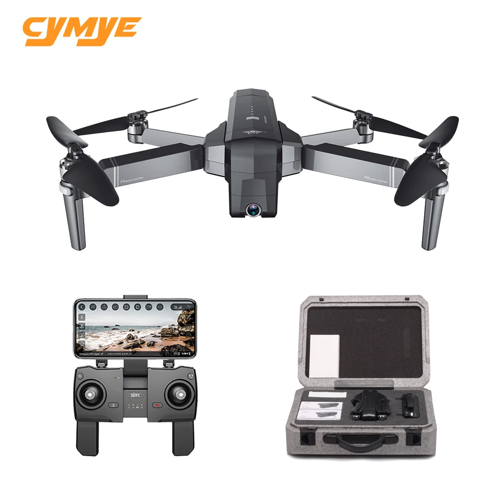 

Cymye SJRC F11 GPS 5G Wifi FPV With 1080P Camera 25mins Flight Time Brushless Foldable Arm Selfie RC Drone Quadcopter