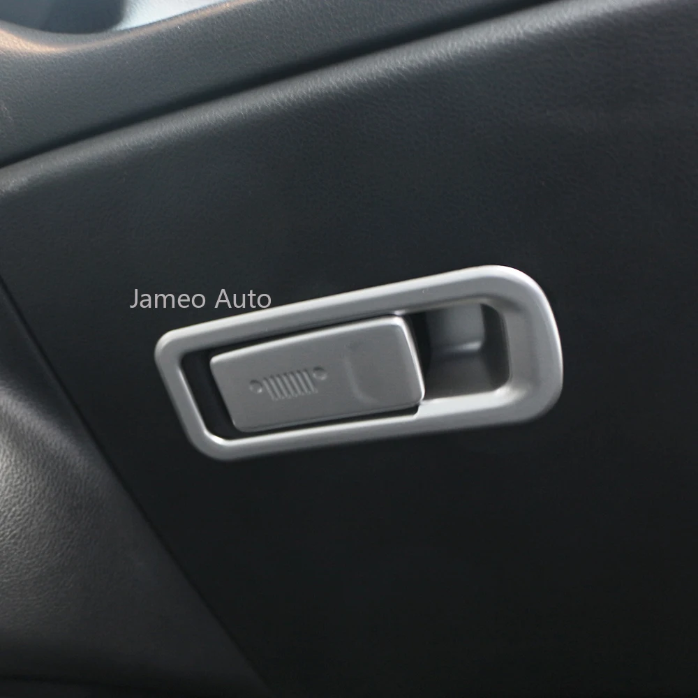 ABS хром подходит для Jeep Renegade Автомобильная накладка на сторону пассажира коробка накладка на дверь под ручку крышка отделка наклейки аксессуары