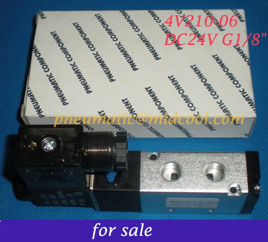 Solenoide Valvula AirTAC 4V210-06 superior Solenoid Valve 24V DC 5port 2position solenoid valve for gas |