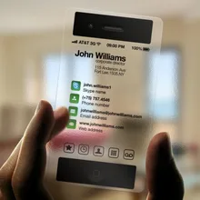 Матовая прозрачная визитная карточка, толщина 0,4 мм, высокое качество, Лучшая цена