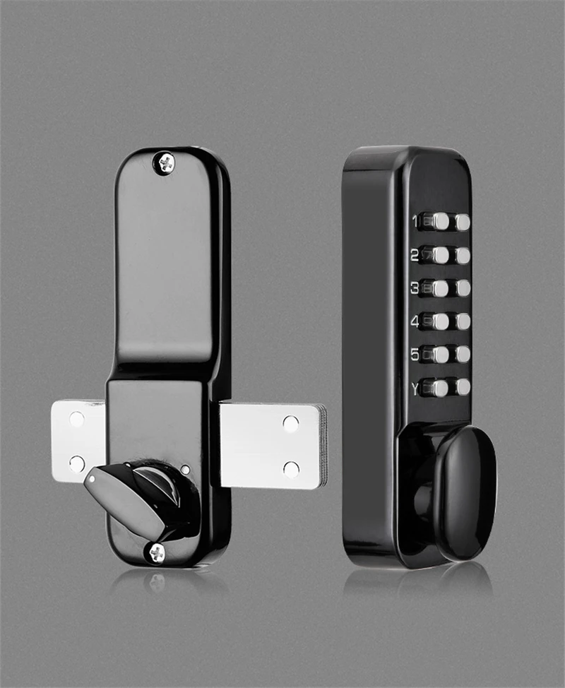 Mechanical Password Door Lock For Home Office Bedroom Furniture Door Locks Security Electronic Induction Password Key Dual Use