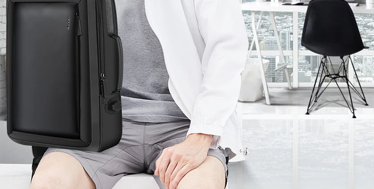 BOPAI, рюкзак для ноутбука с защитой от кражи, USB, внешняя зарядка, 16 дюймов, многофункциональный рюкзак, сумка для путешествий, Мужская школьная сумка для подростков