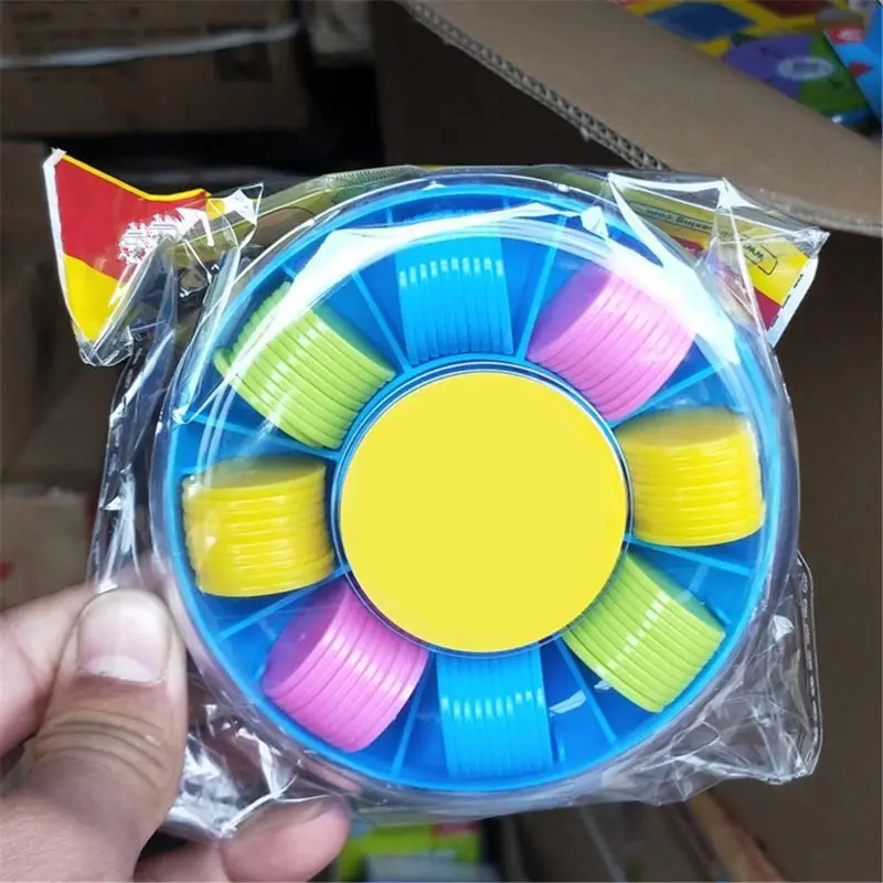 카운터 계산 칩 플라스틱 마커 25 mm 혼합 색상 빙고 칩 게임 토큰 스토리지 박스, 100 개
