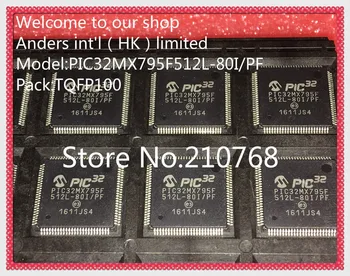 

10pcs/lot PIC32MX795F512L-80I/PF PIC32MX795F512L PIC32MX795F IC MCU 32BIT 512KB FLASH 100TQFP