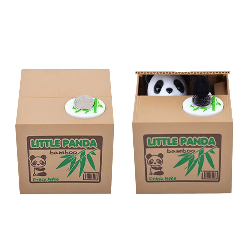 Little Panda Itazura Automated Steal Coin Piggy Bank Savings Box