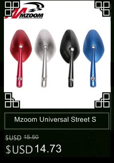 Mzoom Universal Aluminum CNC motorcycle Rearview Side mirror For YAMAHA SMX125