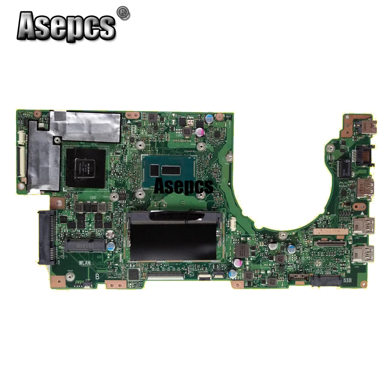 Asepcs K501LX материнская плата для ноутбука ASUS A501L V505L K501LX K501LB K501L K501 Тесты оригинальная материнская плата 4G Оперативная память I7-5500U GTX950M