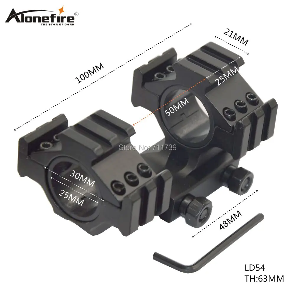 AloneFire LD54 scope mount s двойное кольцо 25 мм/30 мм тактический монтажный элемент для охоты 21 мм крепление для прицела подходит для прицел охоты