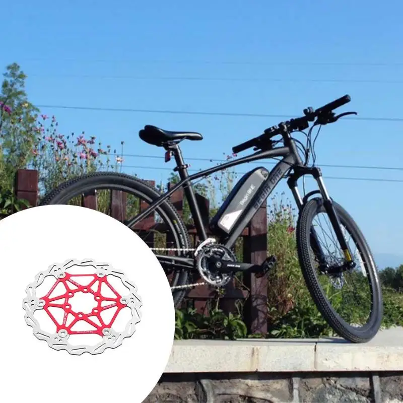 160/203 мм горный велосипед MTB плавучий дисковый тормоз Прочный Велосипед sus 410 + 7075