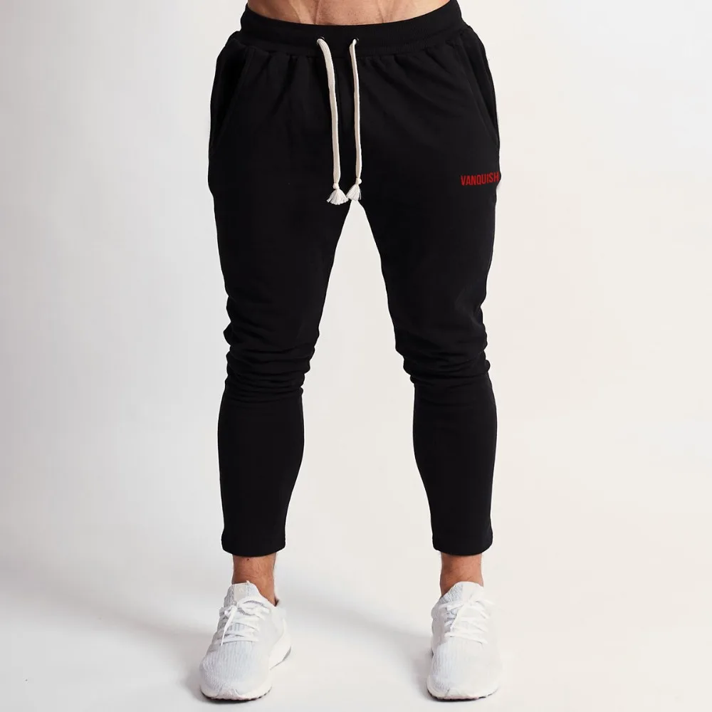 

2019 New Vanquish Men Pants Joggers Pencil Pants Gyms Fitness Bodybuilding Male Brand Trousers Casual Mens Sweatpants