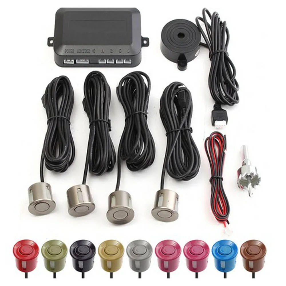 

LED display Car Parking Sensors 22mm Ultrasonic Radar Detector System Equipment Car Parking Reverse Backup Radar Monitor System