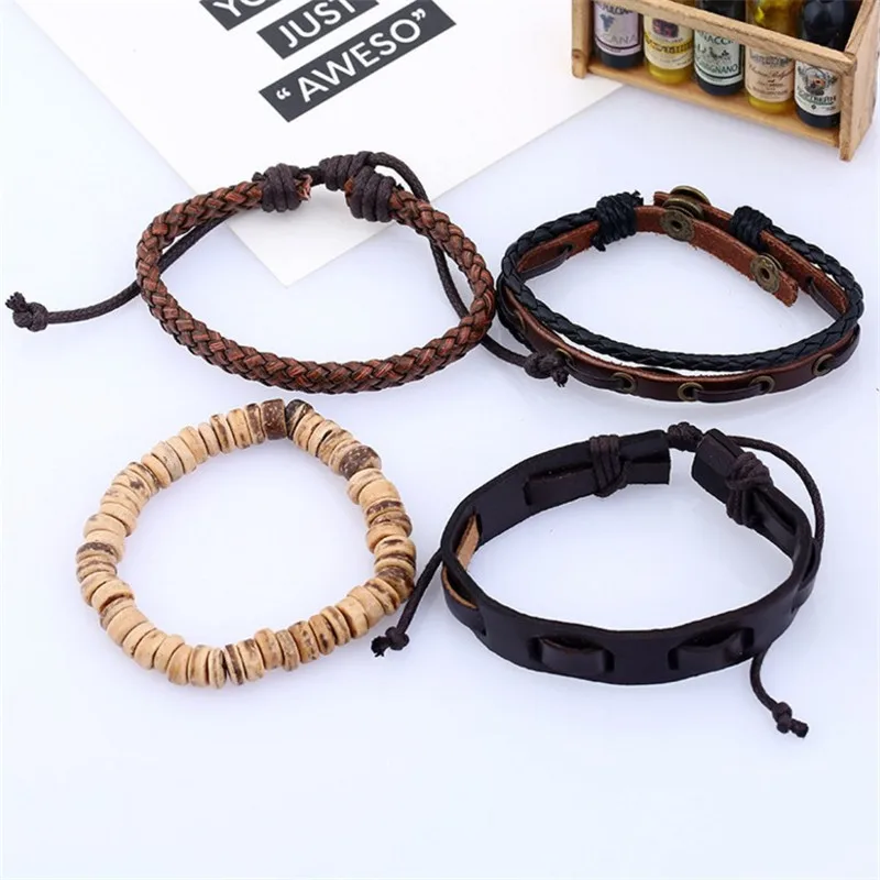 4 шт./компл. Aliexpress Новое поступление импортные товары костюм из воловьей кожи