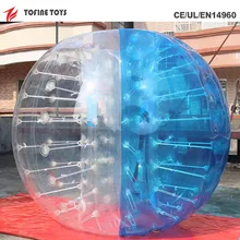 1,2 м Диаметр ТПУ надувной Human Hamster bubble Футбол(1 2 шт. в одной партии и 2 шт. воздушный насос для по настоящее время