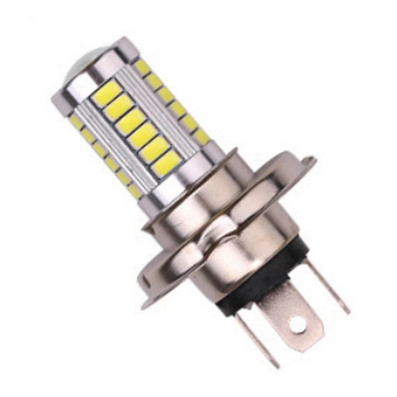 JX-LCLYL 1pc H4 5630 33LED 12V High Brightness Car Fog Light Headlight Bulb White