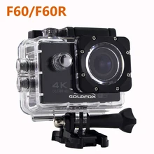 Goldfox 4 К Ultra HD Wi-Fi действие Камера F60/F60R 1080 P 16MP 2.0 ЖК-дисплей 170D объектив велосипед шлем Камера Go Водонепроницаемый про спорт Камера