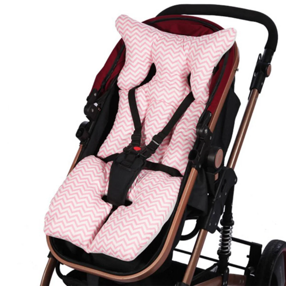 Ребенка стул коляски Подушка безопасности ребенка автокресло коврик синий розовый утолщаются Коляска Pad для Аксессуары для колясок