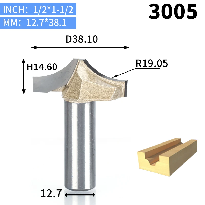 HUHAO 1 шт. 1/" 1/4" хвостовик фрезы для дерева деревообрабатывающий инструмент резец гравировальной машины с ЧПУ резка древесины фрезы Инструмент fresa - Длина режущей кромки: 3005