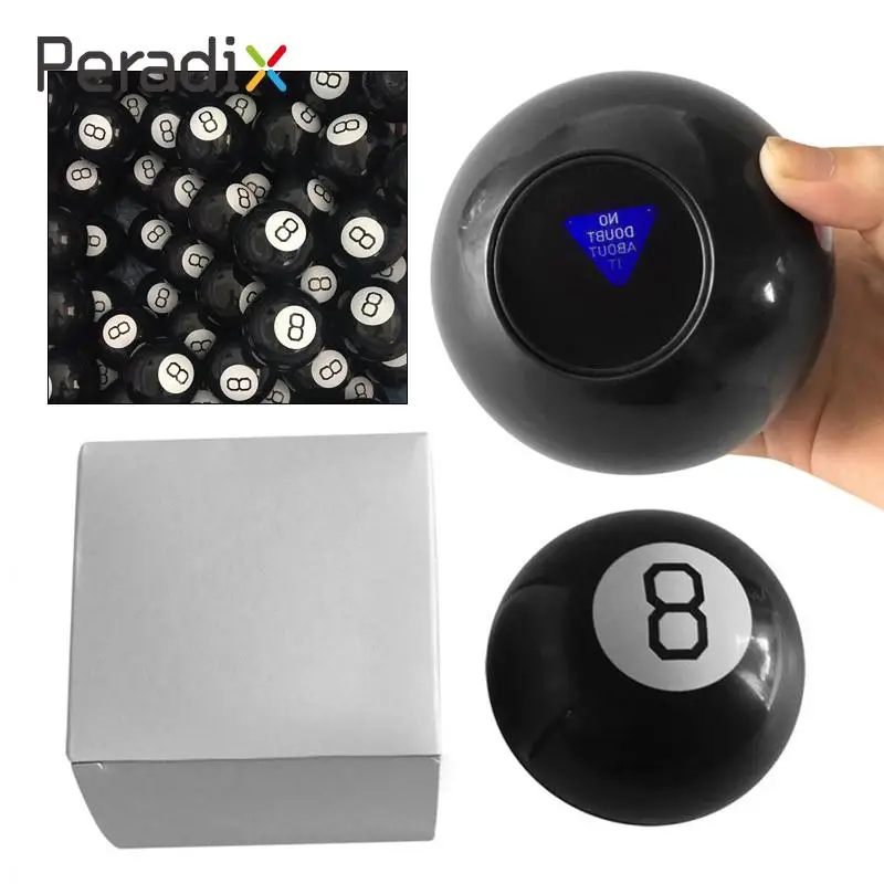 Волшебное решение производитель пророчество мяч креативный Новинка игрушка для предсказаний черный диаметр 10 см круглый