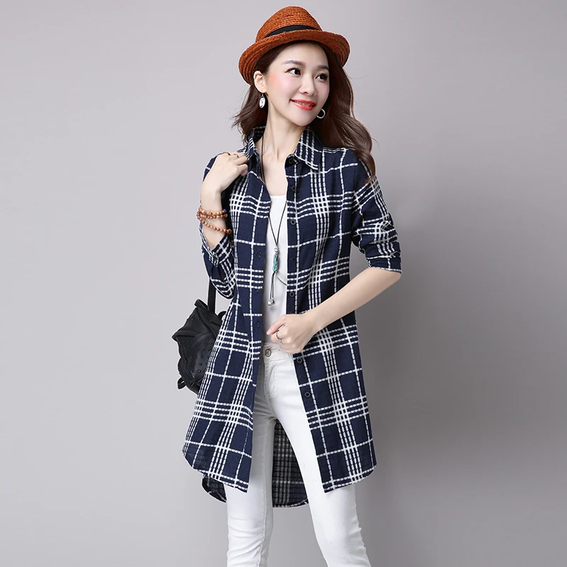 2018 New Spring Women Cotton Linen Blouses Shirts All