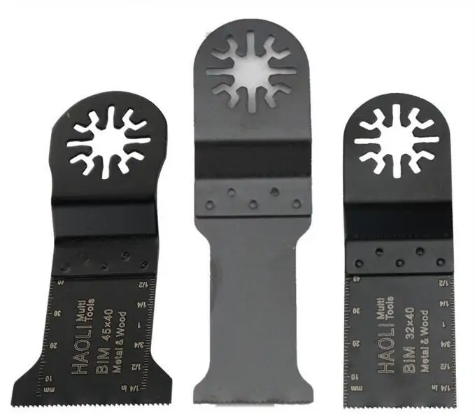 FREE SHIPPING 3 pcs Bi metal Oscillating MultiTool saw blade fit for multifunction font b power