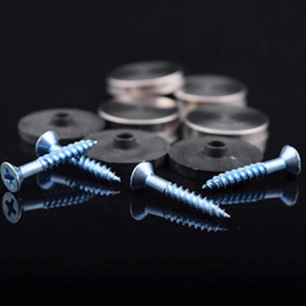 201 Stainless Steel 16mm Diameter Decorative Screw Mirror Screw Caps