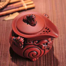 Фиолетовый граненый хулиган мифическое дикое животное руки захвата горшок чайник один горшок восстановление древних способов 200 мл продукт