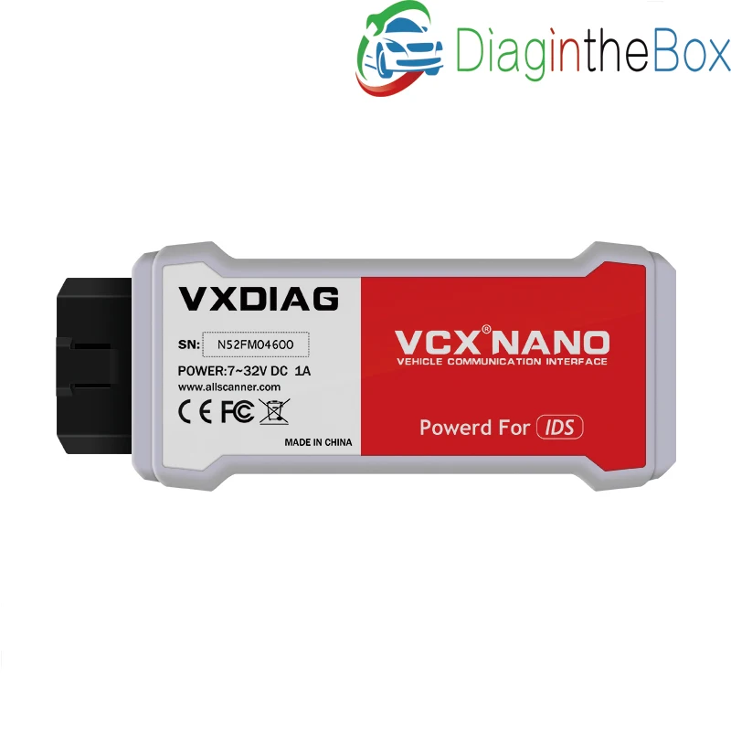 

Originla VXDIAG VCX NANO for Ford/Mazda 2 in 1 with IDS V101 V104 Perfect replacement for Ford VCM II 2 Update online