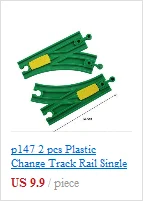 P065 деревянный Паровозик треков перестройка в другой ряд с одной головкой и двойной головкой Комбинации Совместимость деревянный трек игрушки в сборе