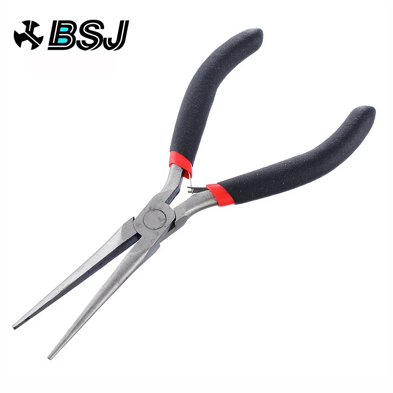 

Hoomall Black Handle Multi-function Long Nose Pliers For Cutting Clamping Stripping Electrician Repair Hand Tools High Quality