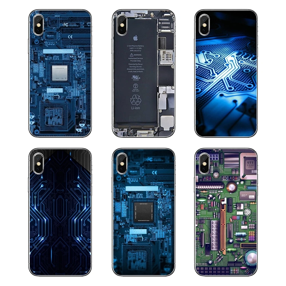 computer battery phone Circuit Board For Huawei Honor 8 8C 8X 9 10 7A 7C Mate 20 Lite Pro P Smart Plus Soft Transparent Cases |