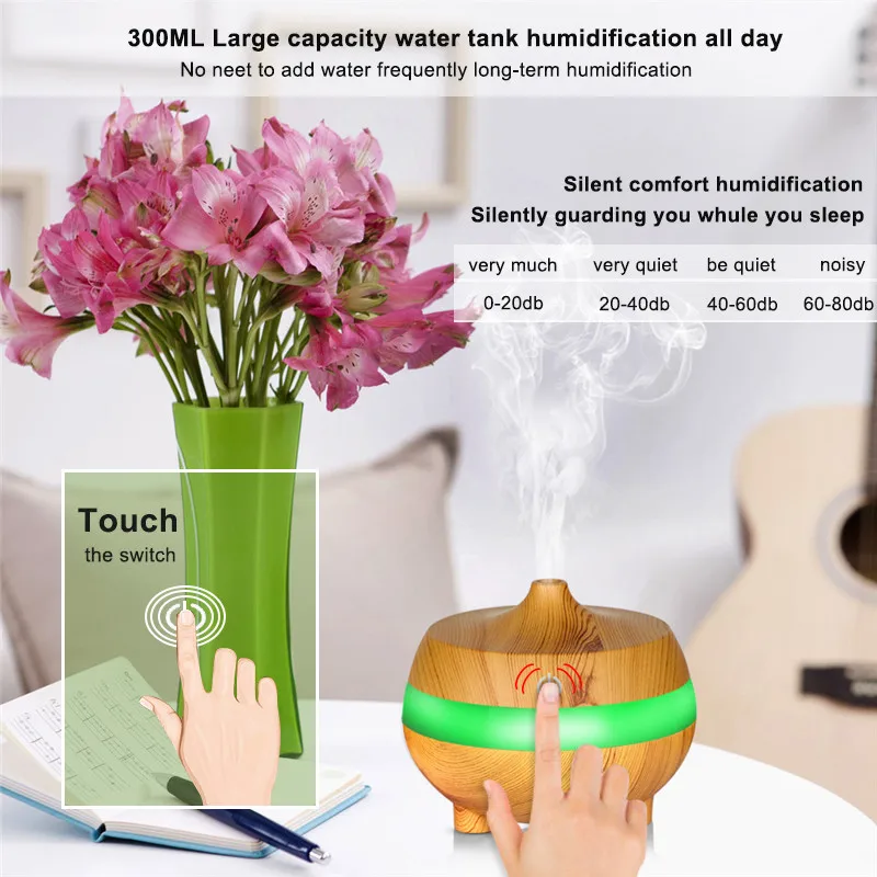  Air Humidifier USB Aroma Diffuser Oil Essential 