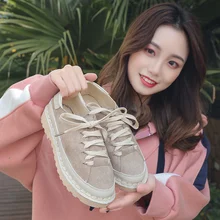 Новая женская обувь корейской версии диких толстой подошве Спортивная повседневная обувь для студентов обувь на плоской подошве обувь