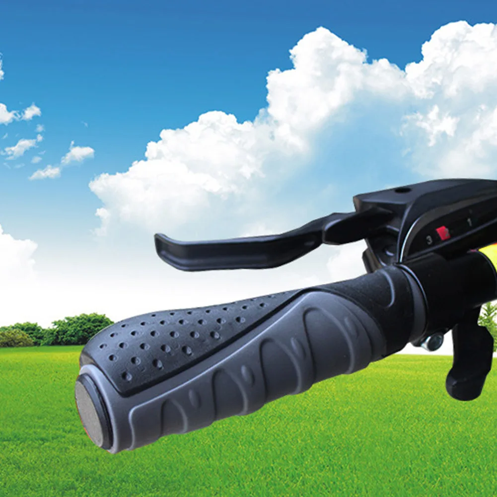 

1 Pair Bike Handlebar Grips Rubber Non-slip Protector Cover Durable For Bicycle Cycling Road &T8