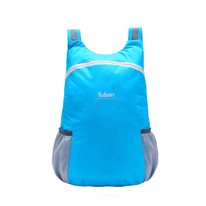 CARCHI нейлоновый складной рюкзак Водонепроницаемый Рюкзак Легкая складная сумка портативный мужской и женский рюкзак для путешествий Сумки - Цвет: sky blue